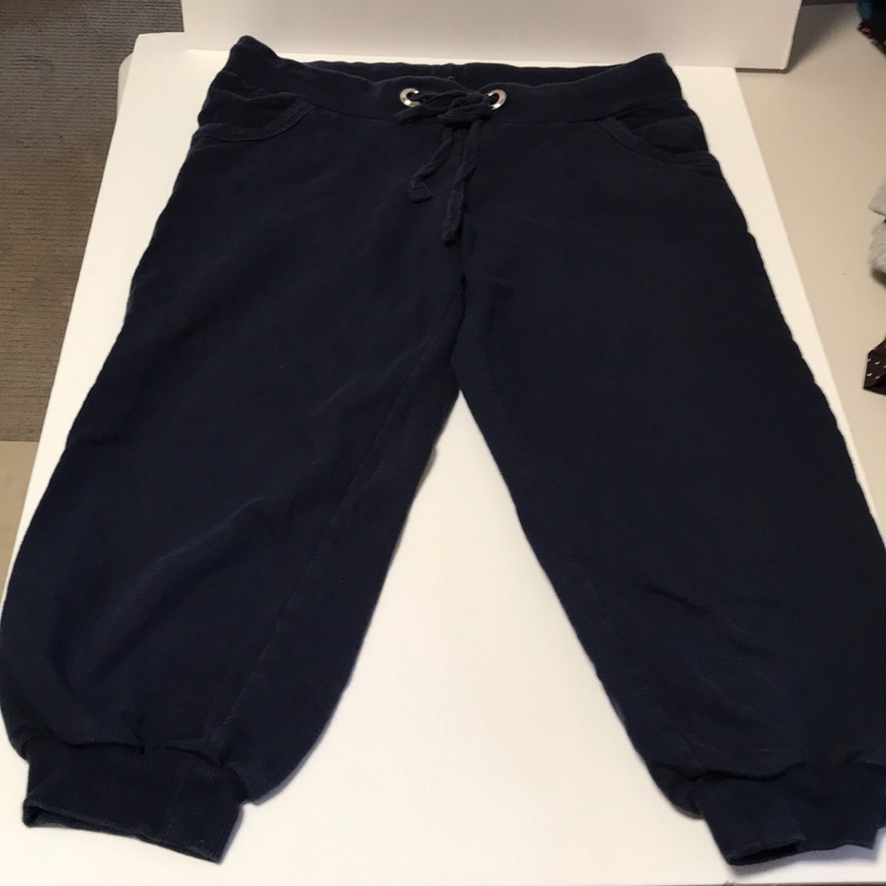 Forever 21 navy crop sweat pants